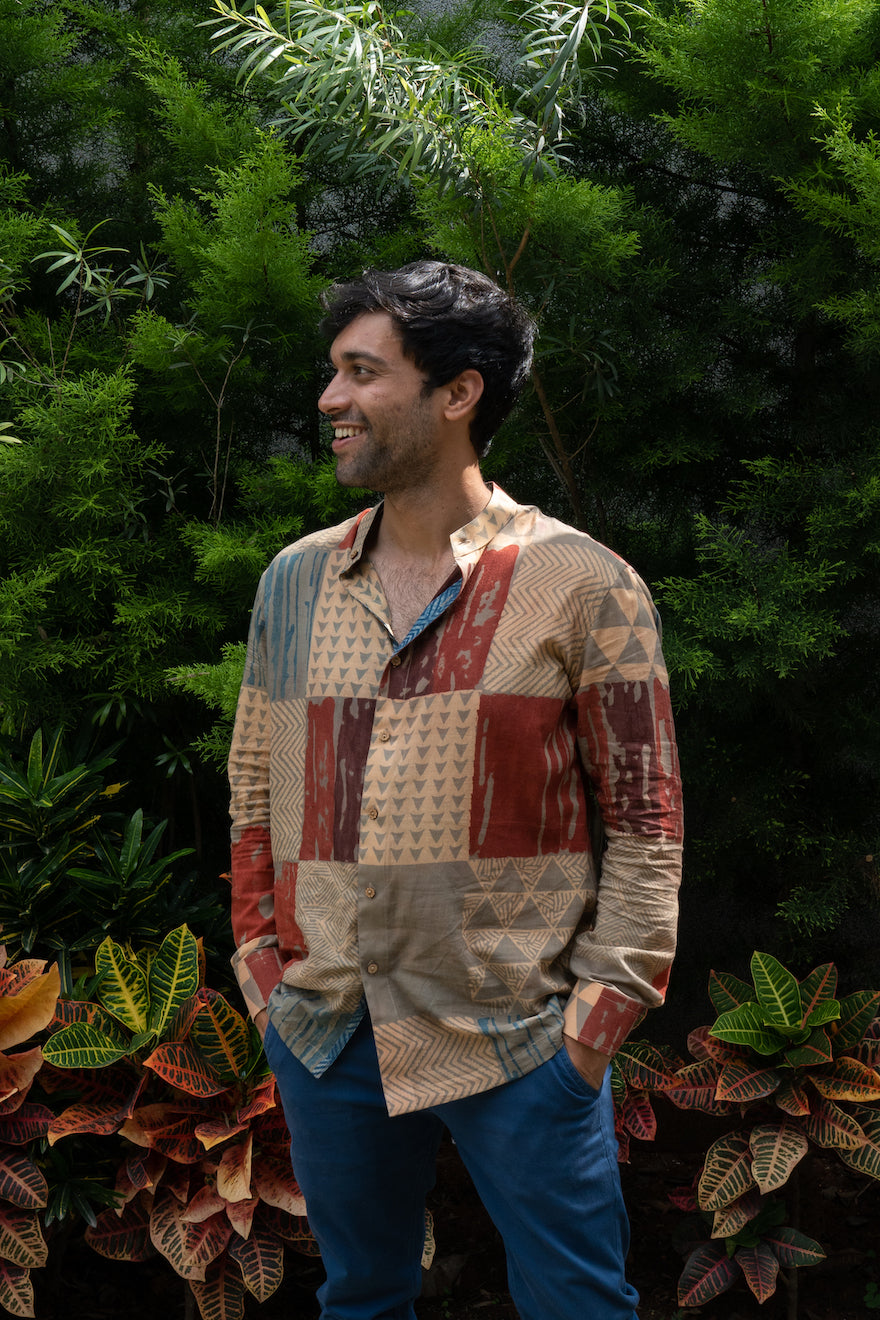 Patchwork Ajrak