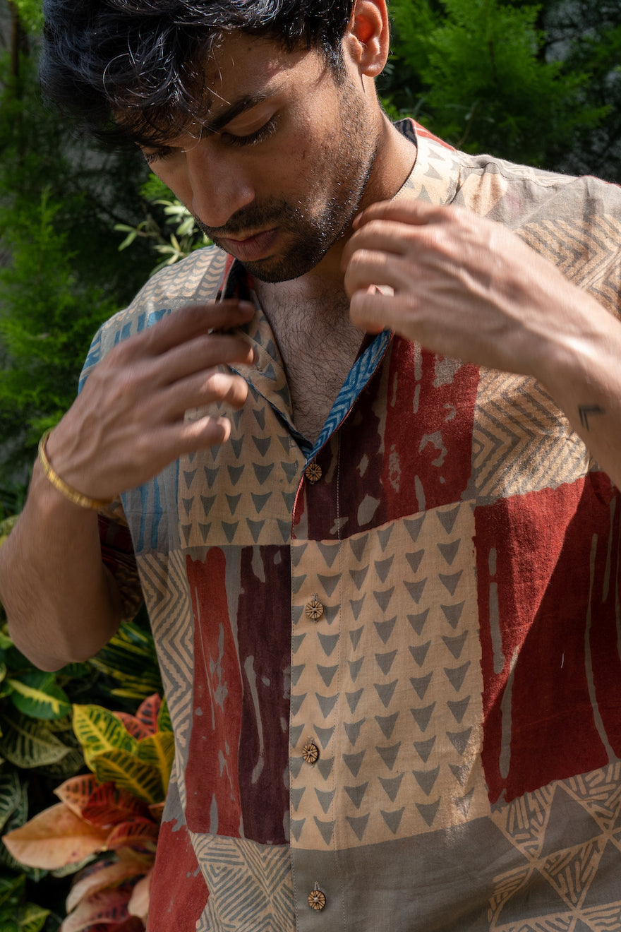 Patchwork Ajrak